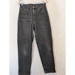 Levi's 560 Jeans Women's 8 MIS M Faded Black Loose Fit Straight Leg High Rise